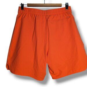 Outdoor Voices 7" Athletic Running Shorts Mens M Coral Orange Drawstring Lined